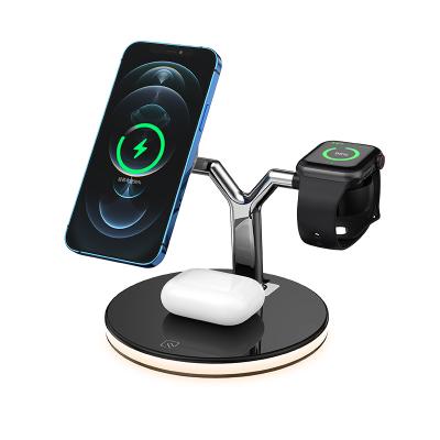 China New 25W wireless mobile phone charger three-in-one magnetic wireless charger is suitable for IPX 11p mobile phones and wireless headphones for sale