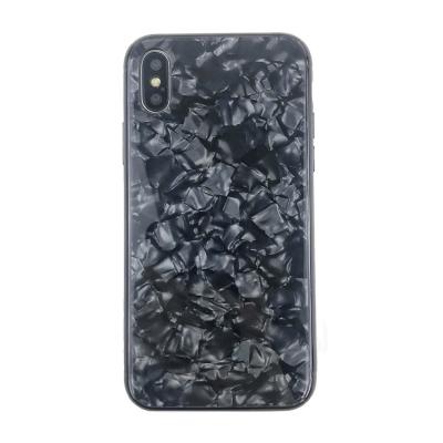 China Case Cover Plating Edge Shell Tempered Glass Back Case, Suitable For Full Set IP Mobile Phone Case XSmax XR 7/8 Plus for sale