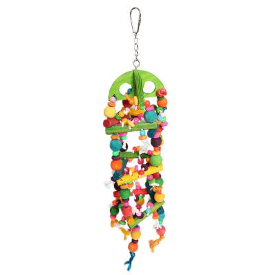 China Eco - Friendly Colorful Hanging Parrot Bird Toys / Parrot Toys for sale