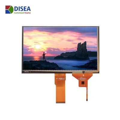 China DISEA Size Brightness Sunlight Readable 800*480 9 Inch 9 Inch Custom Capacitive Touch tft Screen for sale