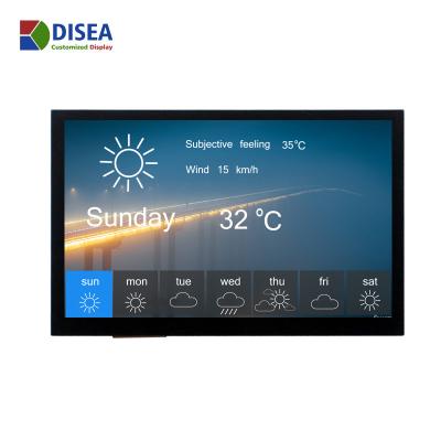 China DISEA customized 480x272 TFT touch screen 4.3 inch tft lcd module with 4.3 capacitive touch screen for sale