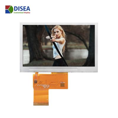 China DISEA 480x272 Dot LCD Screen 4.3 Inch High Brightness TFT Display For Industrial Use 4.3 for sale