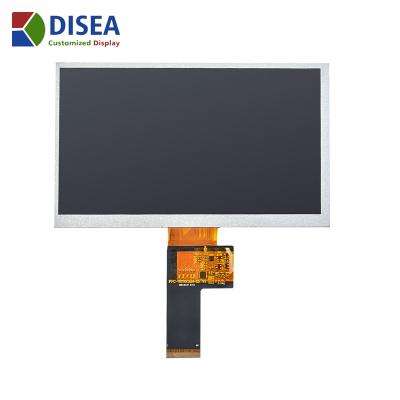 China Original DISEA 7 Inch High Brightness TFT LCD Module 7 inch IPS Full Viewing Angle 1024*600 for sale