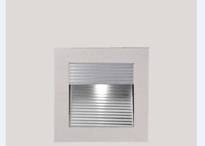 China Indoor  Aluminum LED Louvered Step Light for Leisure Area CRI80 3W Anodized surface color for sale