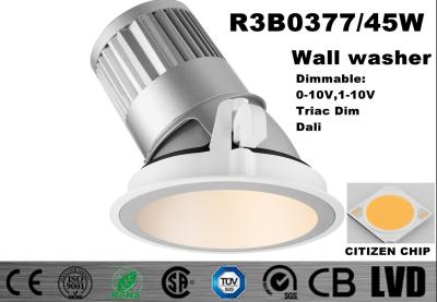 China High Brightness LED Wall Washer Lights 2700K White 186 * 210MM CITIZEN LED Downlight for sale