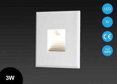 China IP20 3W Mini Wall Mounted Recessed LED Indoor Stair Lights Changable Covers Pure Aluminum for sale