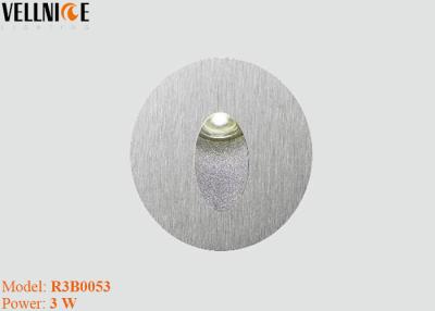 Chine L'escalier d'intérieur rond de la lumière 6w d'étape de la forme 3W LED a enfoncé la tête de double de lampe de mur à vendre