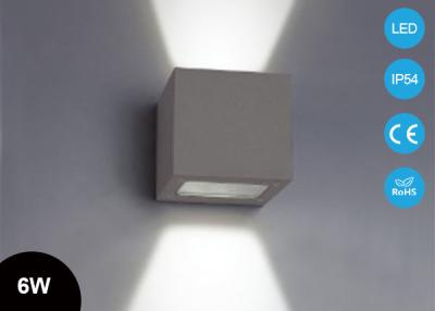 China hot sale IP54 Cube 6W  Surface Mounted Outdoor LED Wall Lights , Square Up Down Led Wall Lamp for sale