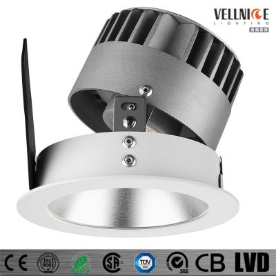 China Vertiefter Downlight Innen-IP20 Tilt25 Grad 7W/10W/15W/20W/30W LED geregelt und justierbar zu verkaufen