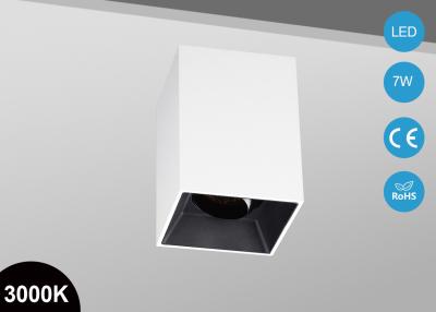 Cina 7W il supporto di superficie ribaltabile LED accende l'illuminazione commerciale quadrata di Downlights LED del soffitto della PANNOCCHIA in vendita