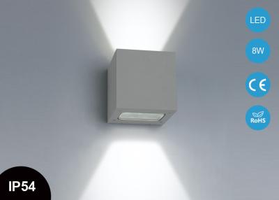 China IP54 6W arriba y abajo de la pared al aire libre cuadrada del LED se enciende para el pasillo exterior en venta