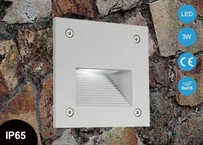 China 5 anos de etapa exterior do diodo emissor de luz da garantia 3W IP65 iluminam o CE de canto recessed conduzido alumínio RoHs da iluminação da etapa à venda