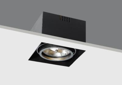 China AR111 Trimless LED vertieft Grill-Lampen-Quadrat Verion IP20 Durchmesser 170x170xH146mm R4B0010 zu verkaufen