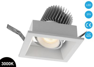 China 7W Quadrat Alu Druckguss-Stellen-Decke Projekt vertiefter Dimmable-PFEILER LED Downlight zu verkaufen