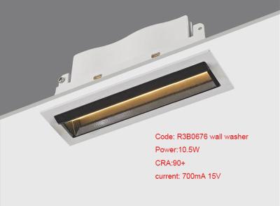 China Mini-rechteckige LED Wand-Waschmaschine 10.5W beleuchtet,/PFEILER LED vertiefte lineares unten helles Laser-Blatt-Aluminiumlegierung zu verkaufen