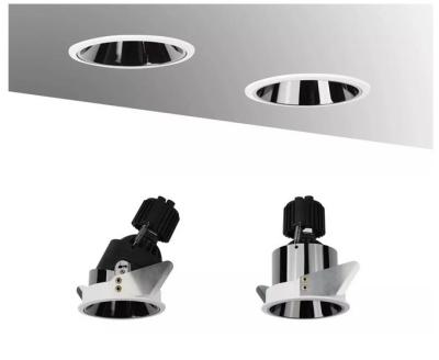 China Mini GU10 Adjustable Recessed Lighting Anti Glared Function Aluminum Material for sale