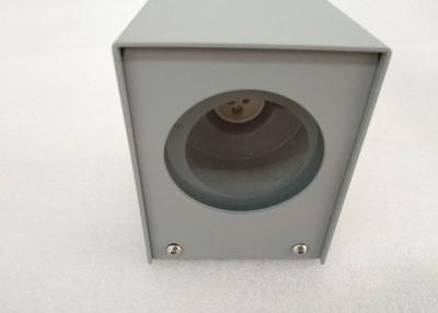 China IP54 Outdoor Max 50W Dia 110*W 85*H 92MM GU10 Base Light Fittings For Corridor Aluminum Silver for sale