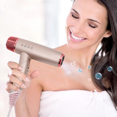 China New Design 1600W Negative Quick Dry Foldable Professional Foldable Hair Dryer Ionic Hair Dryer for sale