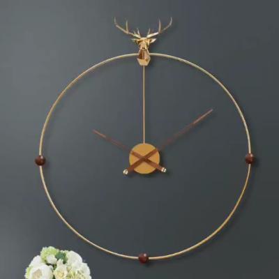 China Creative Antique Modern Folk Art Wall Clock Style Hanging Wall Decor Wall Clocks Manufacturers for sale