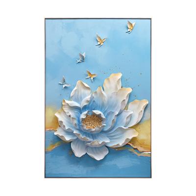 China 100% Relife Best Selling 3d Handmade Luxury Wall Painting Home Decorations for sale