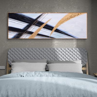 China 100% Newest Handmade Abstract Prints Painting Modern Popular Background Wall Decorative Painting Framed Painting For Bedroom for sale