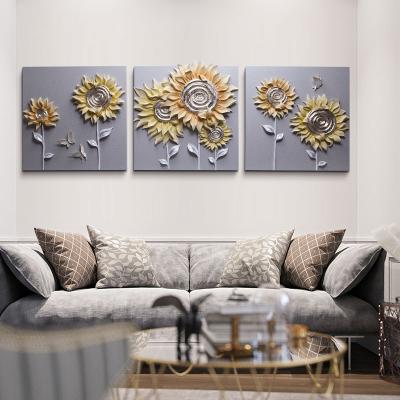 China 100% Handmade 3D Flower Oil Wall Art 100% Handmade Oil Painting Home Decorations By Oil Painting For Your Home for sale