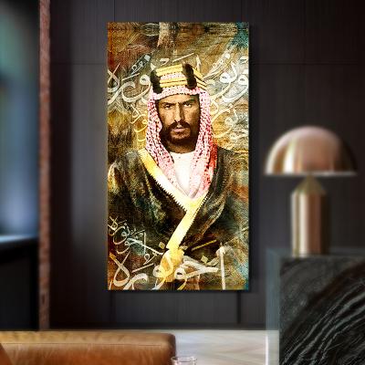 China 2022 Modern Muslim Portrait Oil Painting On Canvas Modern Creative Painting For Home Wall Art for sale