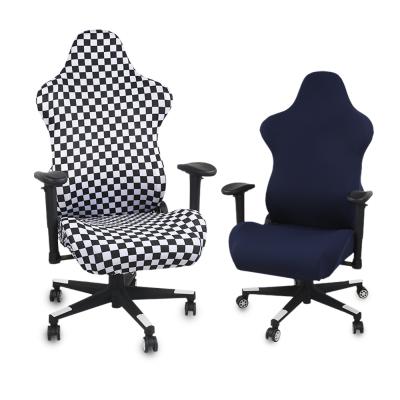 China Japanese hot sale cheap spandex office computer gamer stretch chair covers for swivel chair covers packing chair for sale