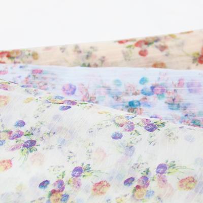 China Memory Fashion Lightweight Polyester 100% Digital Printed Fabric For Women's Dress Clothing for sale