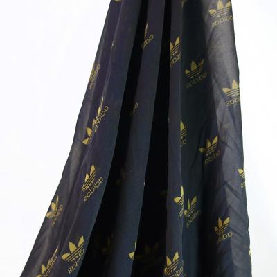 China Memory Stocklots on sale custom logo printed chiffon fabric rolls Shaoxing keqiao factory direct sale for sale