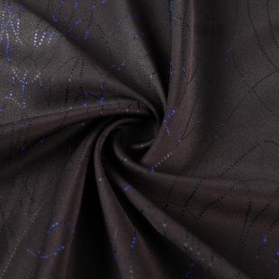 China Blue Irregular Printing Service Polyester Memory Textile China 100% Digital Printing Foil Fabric For Women Dress for sale