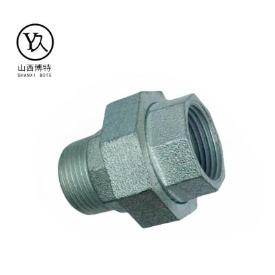 China For gas Coupling NPT Threaded American standard malleable iron pipe fittings high quality mech malleable iron fittings for sale