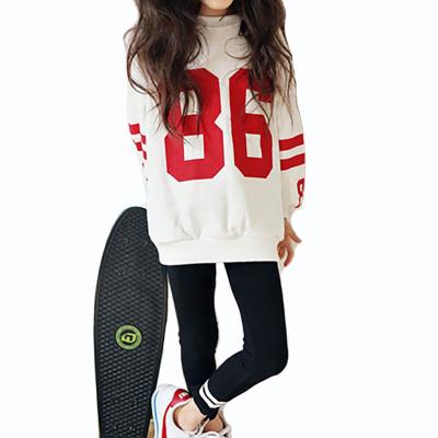 China Casual Pullover QUICK DRY Hoodie Kids Girls Sports Use Print Number Letter Hoodies For Kids Customized for sale