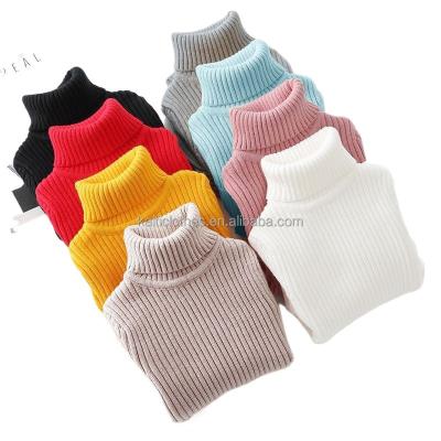 China Dropship Custom Anti-wrinkle Woman Knit Turtle Neck Tops Ladies Wool Designer Sweater Crop Cashmere Sueteres for sale