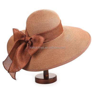 China MadeSummer Beach Hat Ladies Large Korean Custom Sunshade Foldable Straw Hat Uv Protection Sun Hat Wholesale for sale