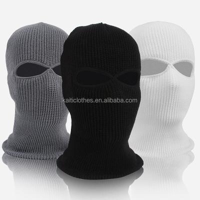 China Wholesale Cheap Mens Ski Mask 1 Hole Knit Full Face Cover Ski Mask Balaclava Designer Hats for sale