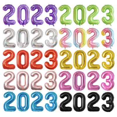 China 2023 New Style Various Colors 40inch Foil Large Size Party Balloon New Year Various Themed Party Balloons for sale