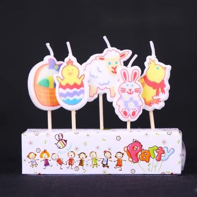 China Birthday Party Decoration Cake Toppers Cars Dinosaurs Balloons Design Cartoon Candle For Party Supplies Birthday Candles for sale