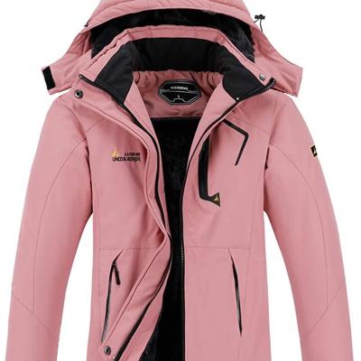 China Mountain Waterproof Anorak Coat Waterproof Women's Hooded Ski Jacket Warm Winter Snow Raincoat for sale