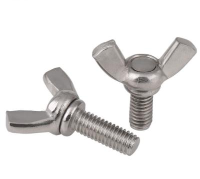 China 307a Stainless Steel With Wing Nut Cast Formwork Bolts And Nuts Large M24 M6 Construction 304 Metal Bolt Wing Bolt for sale