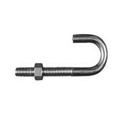 China Industry To Cover Price M10 M16 M20 M6 Nut And J Bolt Steel Sizes for sale