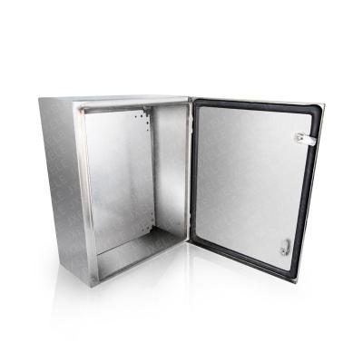 China 2022 Electronic Equipment Stainless Steel Outdoor Box IP66 Distribution Box Metal Enclosure for sale