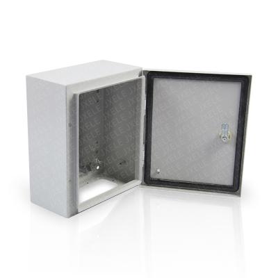 China 2022 Sheet Steel IP65 Wall Mounting Waterproof Metal Fencing Metal Distribution Box Enclosure for sale