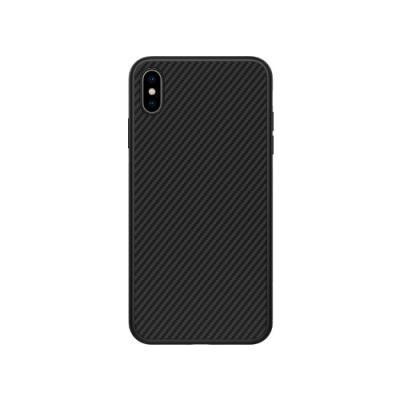 China Flip Wallet Case Nillkin carbon case for Apple iPhone X XS Synthetic fiber for sale