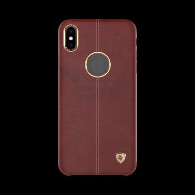 China Flip Wallet Case Nillkin Gold Plating Hole Case For iPhone XS max England Style Leather Case For iPhone 7 7plus XS XR for sale