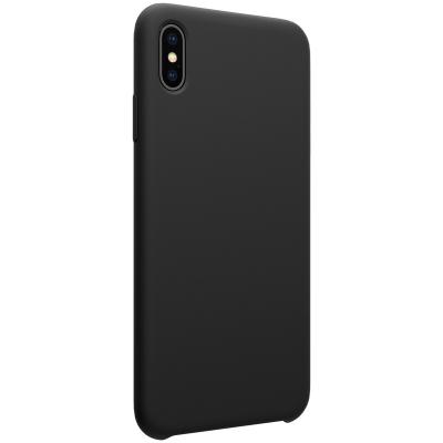 China Original Flip Wallet Case Nillkin Accessories for iPhone XS Max Silicone Case Black for sale