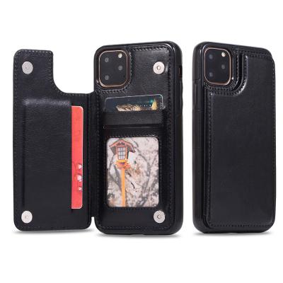 China Anti-drop Card Slot Case For iPhone 13 Pro Stand Leather Phone Case For iPhone 13 Pro Max Wallet Case for sale