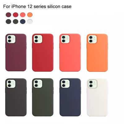 China Classic Case High Quality Original Silicone Liquid Case For iPhone 12 Pro Max for sale