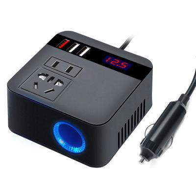 China Multi Functional USB Interface Inverter Mobile Phone Tablet Car MP3 GPS [Redbox] Independent Switch 12V to220V for sale