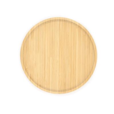 China More Environmentally Friendly Bamboo Fiber Round Dinner Plate Sustainable Household Bamboo Dinner Dish for sale